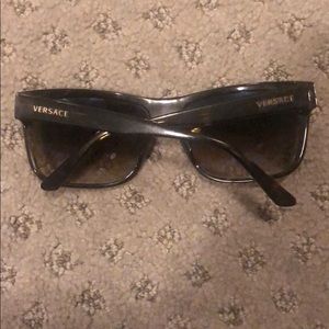 Black/brown Versace glasses. Unisex. Men or women